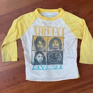 Rowdy Sprout Nirvana Baby Tee
